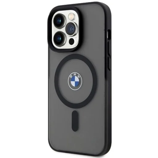  iPhone 14 Pro 6.1" fekete/fekete BMW BMHMP14LDSLK keménytok Signature MagSafe tok - 2