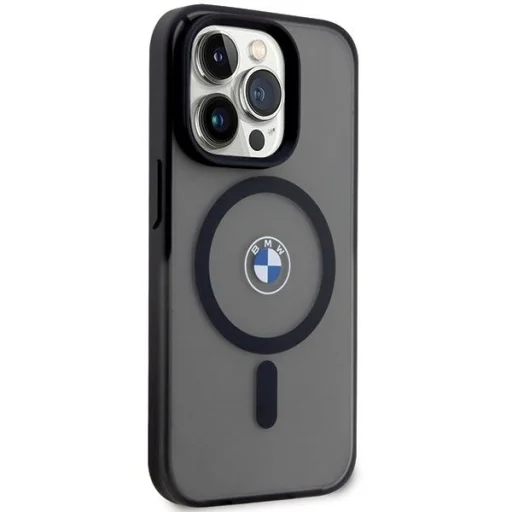  iPhone 14 Pro 6.1" fekete/fekete BMW BMHMP14LDSLK keménytok Signature MagSafe tok - 4