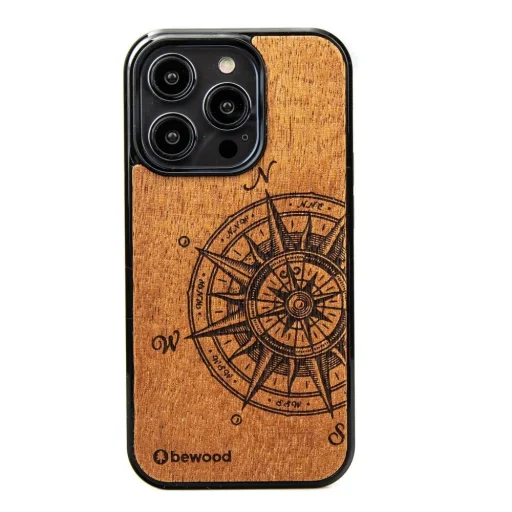 Bewood Traveler Merbau fa tok iPhone 15 Pro-hoz - 1