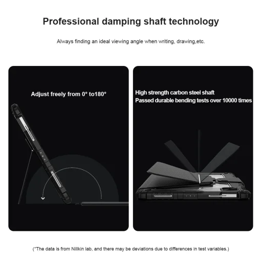 Nillkin Bumper Link Billentyűzetes Fliptok (Háttérvilágítással) iPad Air 10.9 2020/Air 4/Air 5/Pro 11 2020/2021/2022 Fekete tok - 7