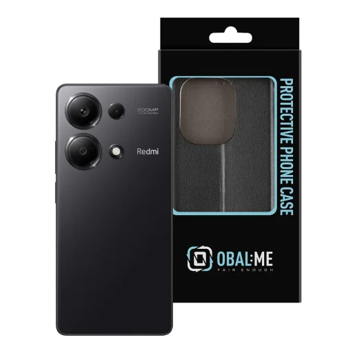 OBAL:ME fliptok Xiaomi Redmi Note 13 Pro 4G fekete tok - 3