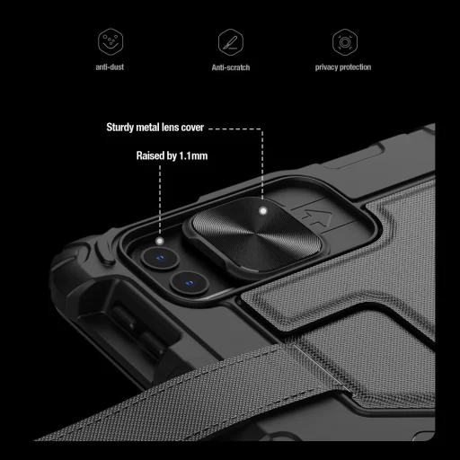 Nillkin Bumper GO Billentyűzetes Tok (Háttérvilágítással) iPad Pro 11 2020/2021/2022, fekete - 8