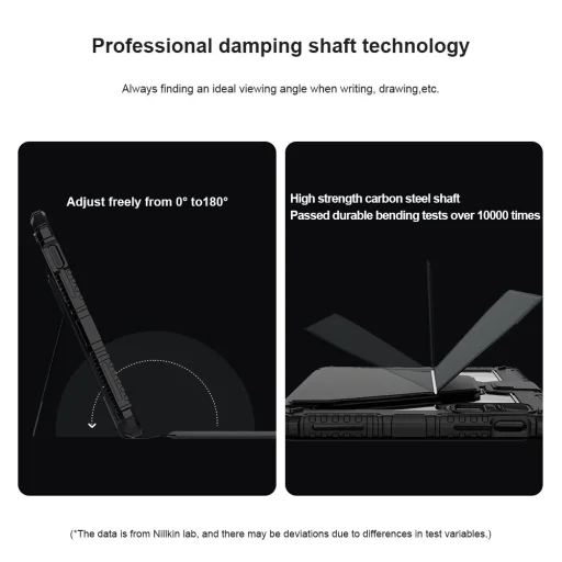 Nillkin Bumper Link Keyboard Case (Háttérvilágított Verzió) iPad 10.9 2022 / iPad 11 2025 tok Fekete - 7