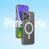 Clear Magnetic Case MagSafe gyűrűvel iPhone 14 Pro Max-hoz - átlátszó tok thumbnail
