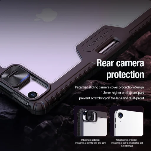 Nillkin Bumper PRO Protective Stand Case Multi-angle iPad Pro 12.9 2020/2021/2022/ Air 13 2024 Black tok - 7