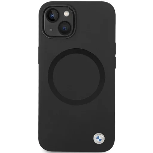  iPhone 14 Fekete Signature Liquid Silicone MagSafe BMW BMHMP14SSILBK2 tok - 3
