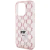  iPhone 15 Pro Max Karl Lagerfeld Monogram Choupette tok - rózsaszín thumbnail
