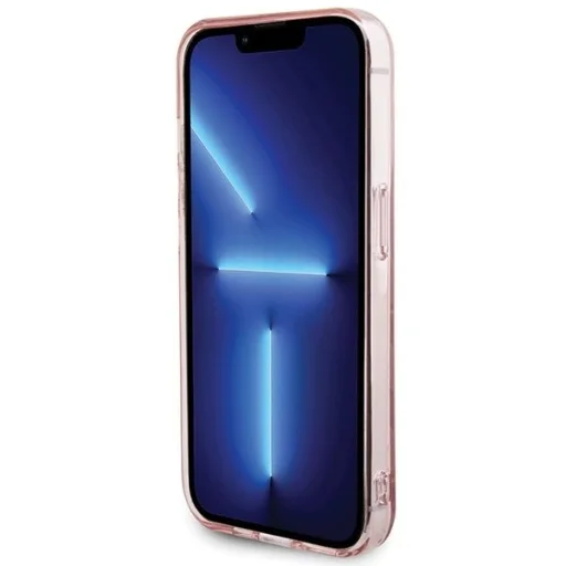  iPhone 15 Pro Max Karl Lagerfeld Monogram Choupette tok - rózsaszín - 5