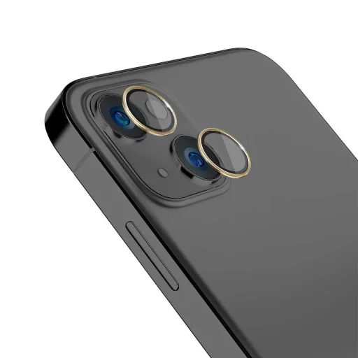Apple iPhone 15 Plus - 3mk Lens Protection Pro Sárga üvegfólia - 2