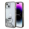  iPhone 15 Átlátszó Karl Lagerfeld Liquid Glitter Choupette tok thumbnail