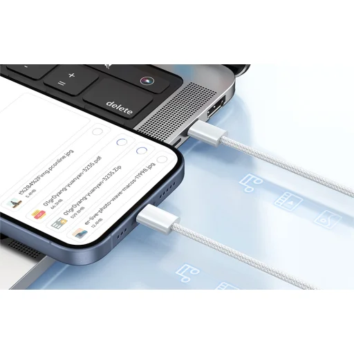 Mcdodo CA-5690 USB-C to USB-C kábel, 60W, 1m (fekete) - 4