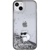  iPhone 15 Plus átlátszó Karl Lagerfeld Liquid Glitter Choupette tok thumbnail