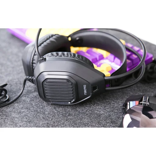 Dareu EH406 Vezetékes Gamer Fejhallgatók (Fekete) - 7