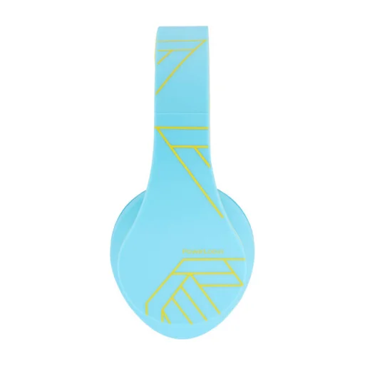 Gyermekeknek szánt PowerLocus P2 vezeték nélküli fejhallgató (kék-zöld) - 5