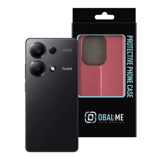 OBAL:ME fliptok Xiaomi Redmi Note 13 Pro 4G Wine Red tok - 3