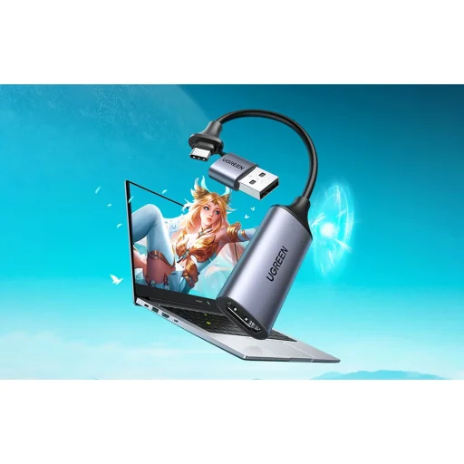 HDMI Rögzítőkártya / Grabber Ugreen CM489, 4K 60Hz, USB + USB-C - 7