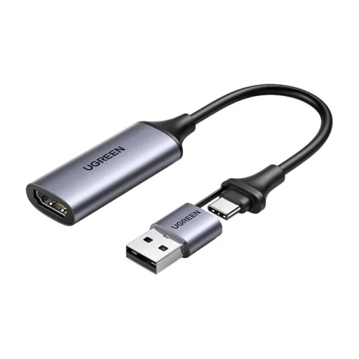 HDMI Rögzítőkártya / Grabber Ugreen CM489, 4K 60Hz, USB + USB-C - 1