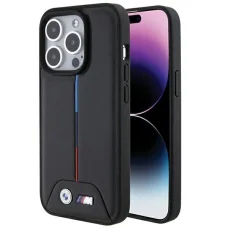  iPhone 15 Pro Fekete BMW Steppelt Tricolor tok