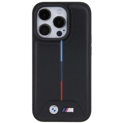  iPhone 15 Pro Fekete BMW Steppelt Tricolor tok - 3