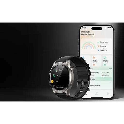 Joyroom JR-FV1 okosóra (Fekete) - 5