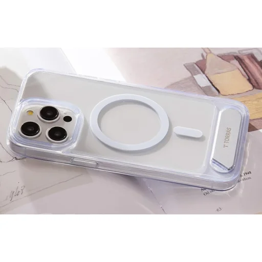 Torras UPRO Pstand tok Samsung Galaxy S24 Ultra 5G-hez (átlátszó) - 3