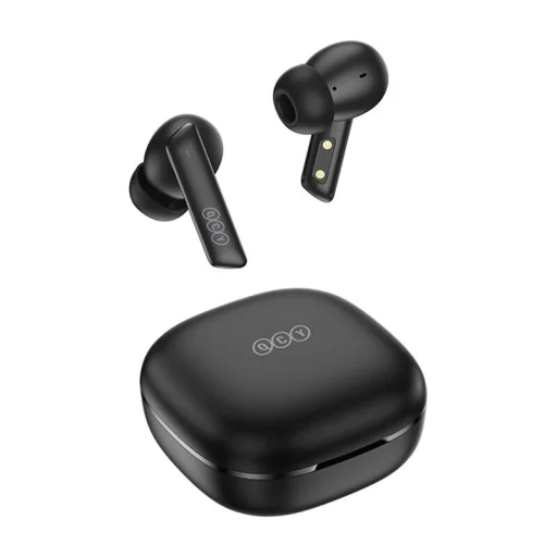 QCY HT05 TWS earphones, ANC (black) - 1