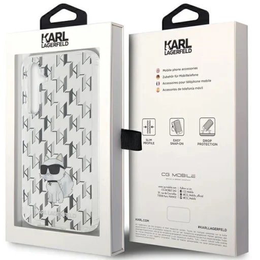 Karl Lagerfeld KLHCS23FEHNCMKLT Samsung Galaxy S23 FE fliptok Monogram Choupette - 7