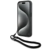  iPhone 15 Pro Max BMW Signature Leather Wordmark Cord tok - fekete thumbnail
