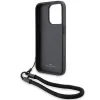  iPhone 15 Pro Max BMW Signature Leather Wordmark Cord tok - fekete thumbnail