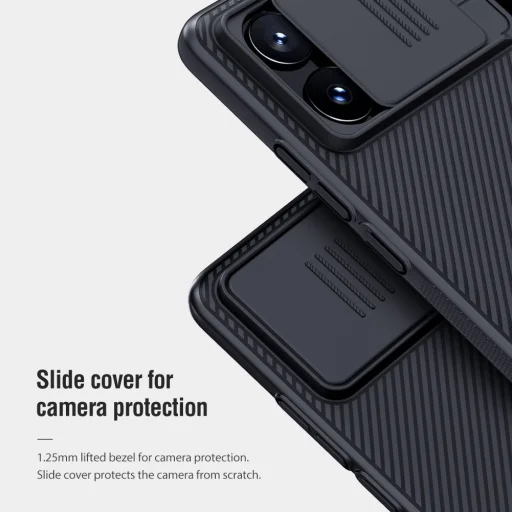 Nillkin CamShield Hard tok Xiaomi Poco X6 Pro 5G Fekete - 4
