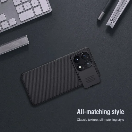 Nillkin CamShield Hard tok Xiaomi Poco X6 Pro 5G Fekete - 6