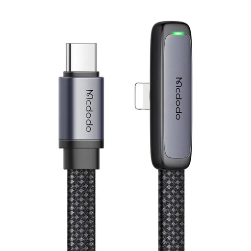 Mcdodo CA-3350 USB to USB-C szögletes kábel, 1.2m (fekete) - 2
