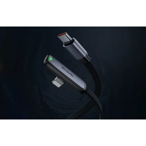 Mcdodo CA-3350 USB to USB-C szögletes kábel, 1.2m (fekete) - 4