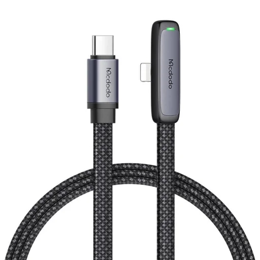 Mcdodo CA-3350 USB to USB-C szögletes kábel, 1.2m (fekete) - 1