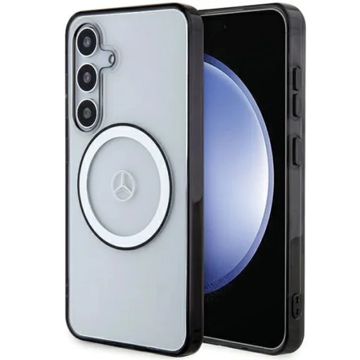 Mercedes Printed Logo MagSafe tok Samsung Galaxy S24 - átlátszó - 1
