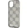  iPhone 15 fekete Karl Lagerfeld IML Mono KL Pattern & Cord tok thumbnail