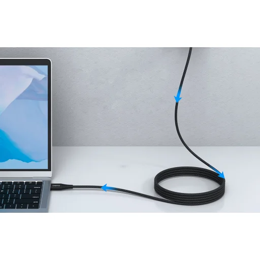 Choetech XCC-1051 USB-C to USB-C kábel, PD 240W 1.8m (fekete) - 6