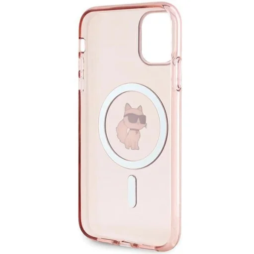Karl Lagerfeld IML Choupette MagSafe tok iPhone 11 - rózsaszín - 7