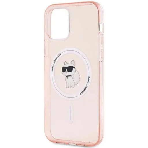 Karl Lagerfeld IML Choupette MagSafe tok iPhone 12/12 Pro - rózsaszín - 6