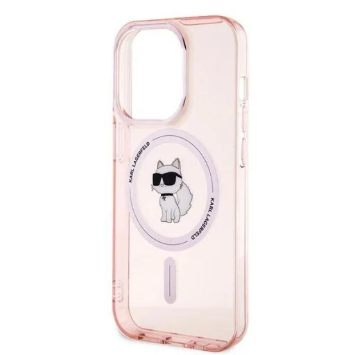 Karl Lagerfeld IML Choupette MagSafe tok iPhone 14 Pro - rózsaszín - 6