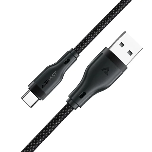 Acefast C8-04 USB-A / USB-C 3A kábel - fekete - 3