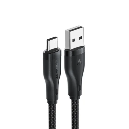 Acefast C8-04 USB-A / USB-C 3A kábel - fekete - 4