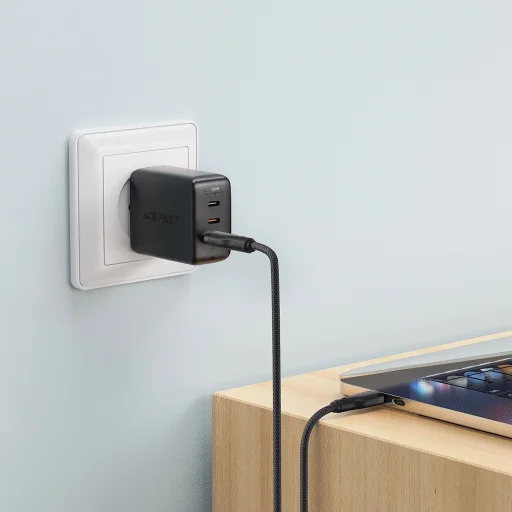 Acefast C8-04 USB-A / USB-C 3A kábel - fekete - 6