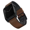 Uniq Straden Leather Hybrid Szíj Apple Watch 1/2/3/4/5/6/7/8/SE/SE2/Ultra 42/44/45/49mm - barna thumbnail