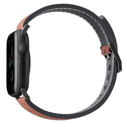 Uniq Straden Leather Hybrid Szíj Apple Watch 1/2/3/4/5/6/7/8/SE/SE2/Ultra 42/44/45/49mm - barna - 2