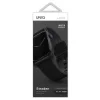 Uniq Straden bőr hibrid szíj Apple Watch 1/2/3/4/5/6/7/8/SE/SE2/Ultra 42/44/45/49mm - Fekete thumbnail