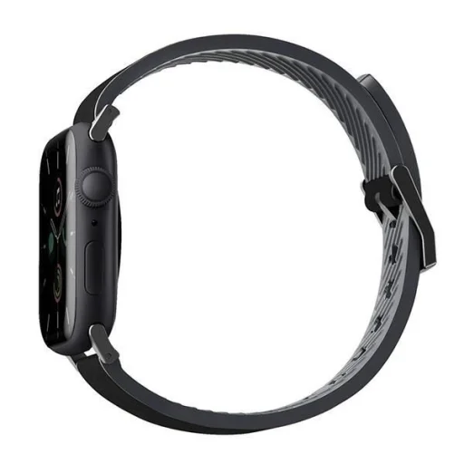 Uniq Straden bőr hibrid szíj Apple Watch 1/2/3/4/5/6/7/8/SE/SE2/Ultra 42/44/45/49mm - Fekete - 2