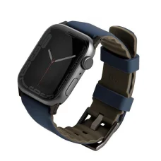 Uniq Linus szíj Apple Watch 1/2/3/4/5/6/7/8/SE/SE2/Ultra 42/44/45/49mm - kék