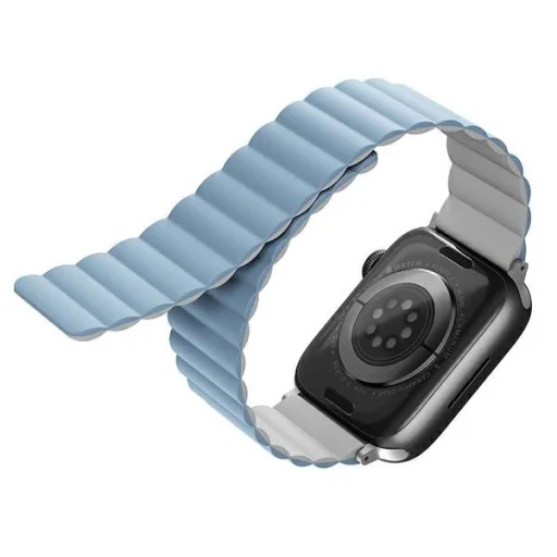 Uniq Revix szíj Apple Watch 1/2/3/4/5/6/7/8/SE/SE2/Ultra 42/44/45/49mm - fehér és kék - 1