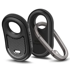 Puzdro Spigen Rugged Armor pre Samsung Galaxy SmartTag 2 matné čierne